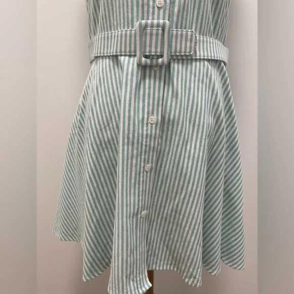 Kiel James Patrick Summering Shirt Dress, Breezy Green, Medium - Picture 3 of 11